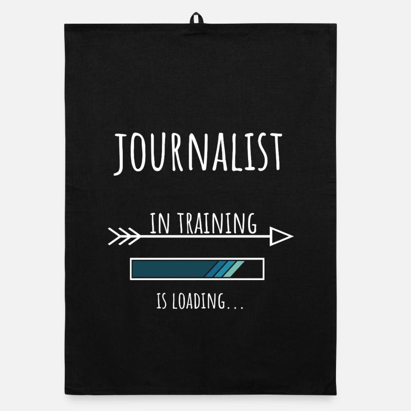 Journalist Geschenk Beruf Ausbildung Organic Geschirrtuch