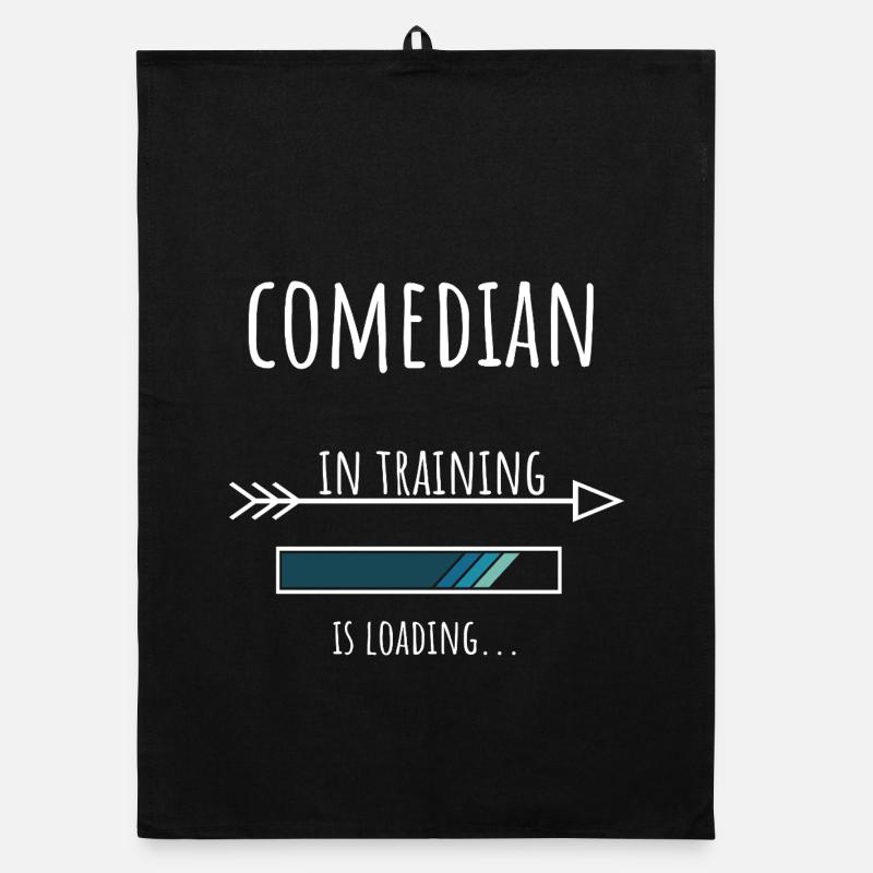Comedian Geschenk Beruf Ausbildung Komiker Organic Geschirrtuch