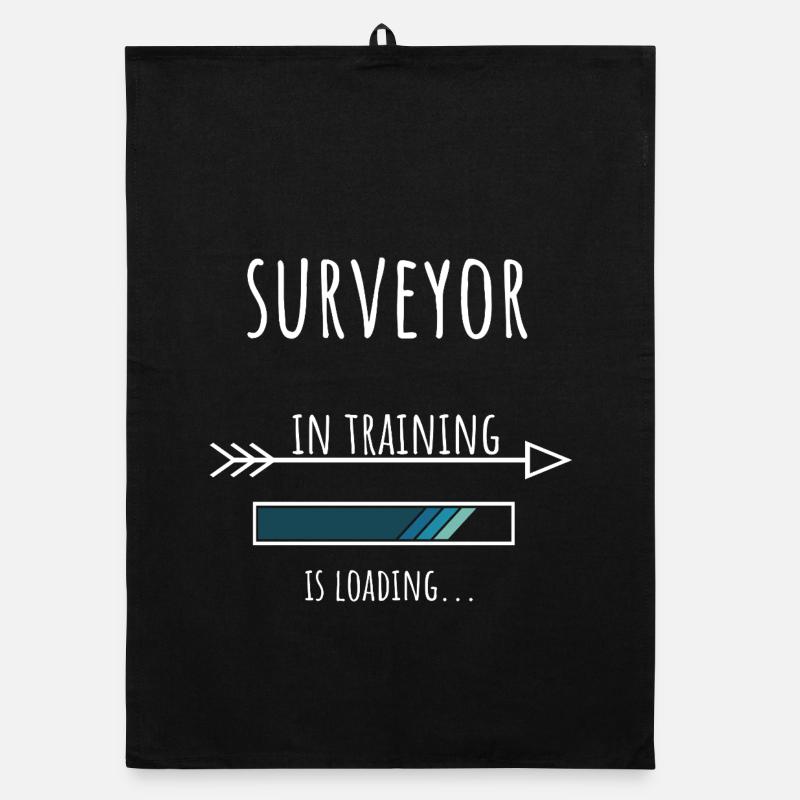 Surveyor Gift Profession Training Surveyor Organic dish towel