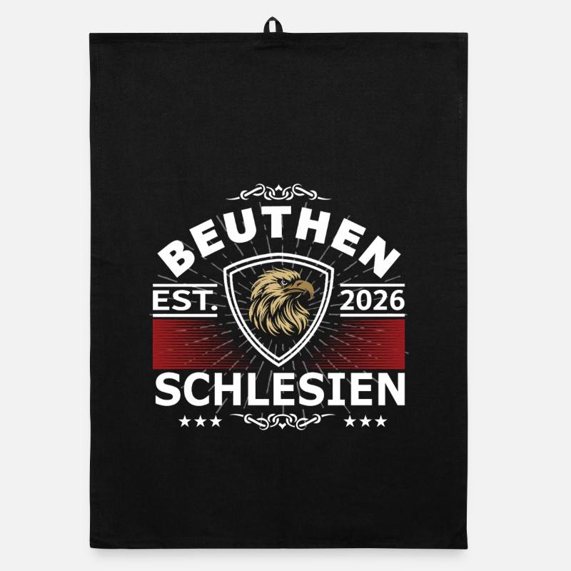 Beuthen Schlesien Design – Heimaterbe & Stolz Organic Geschirrtuch