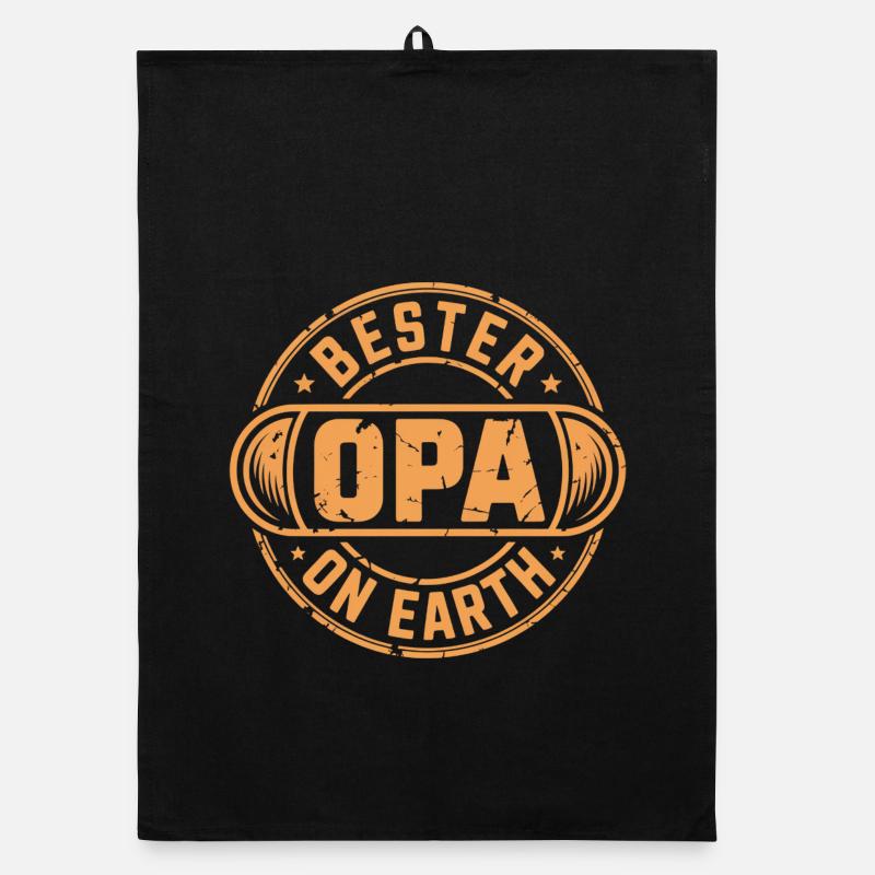 Bester Opa Organic Geschirrtuch