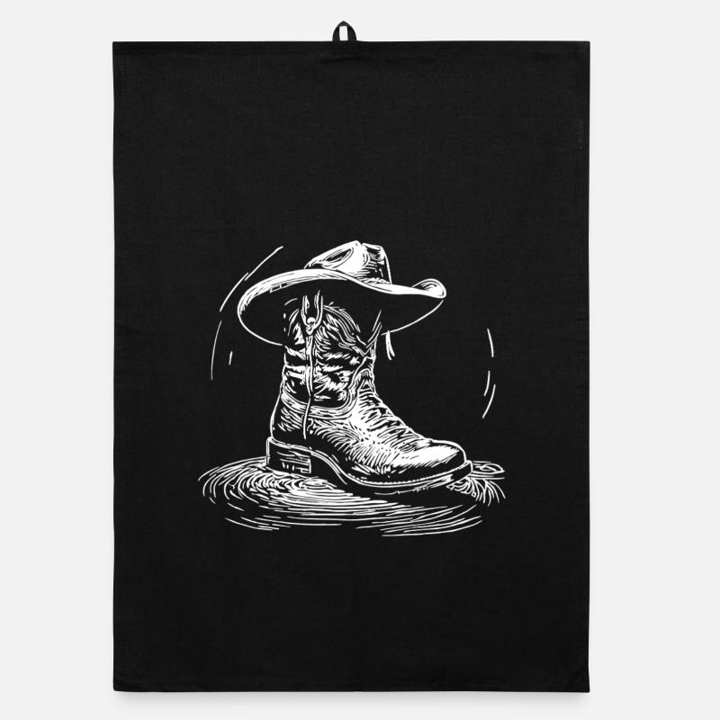 Bateau de cow-boy Torchon bio