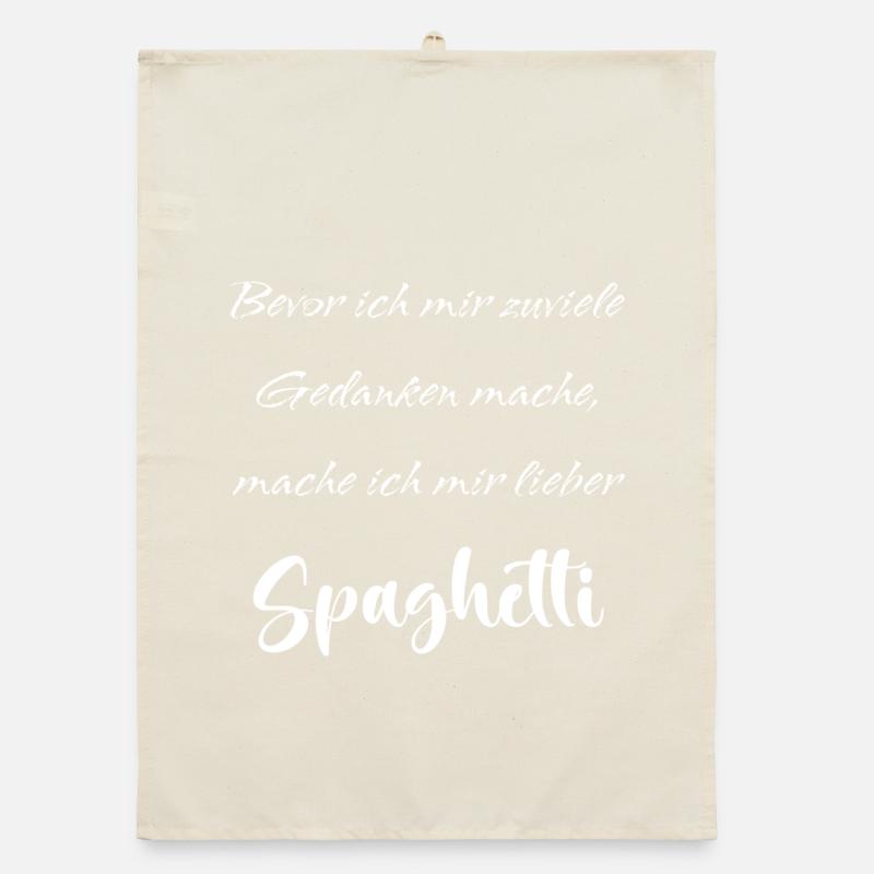 Thought spaghetti Organic dish towel