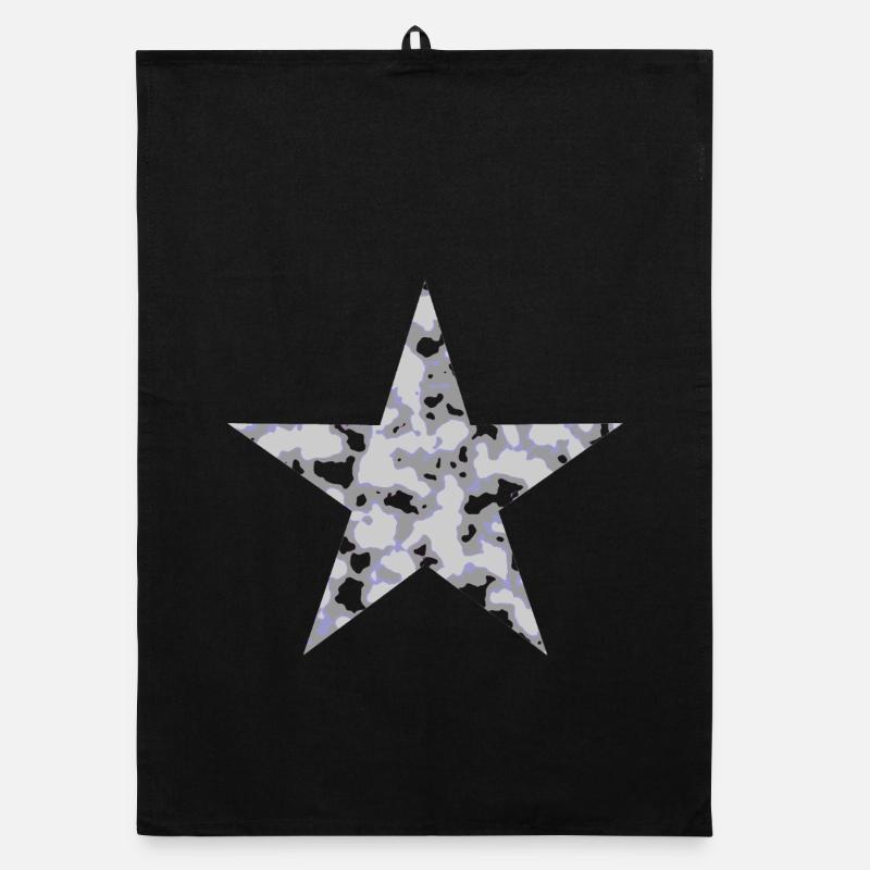 Stern Camouflage - Mit Löchern Organic Geschirrtuch