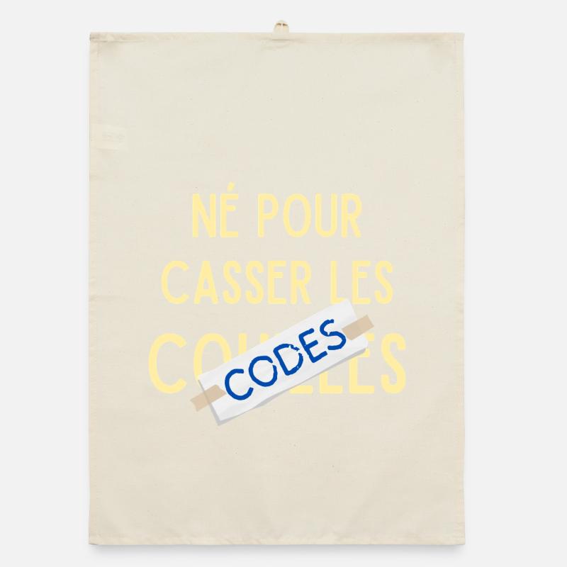 Né pour casser les codes Torchon bio