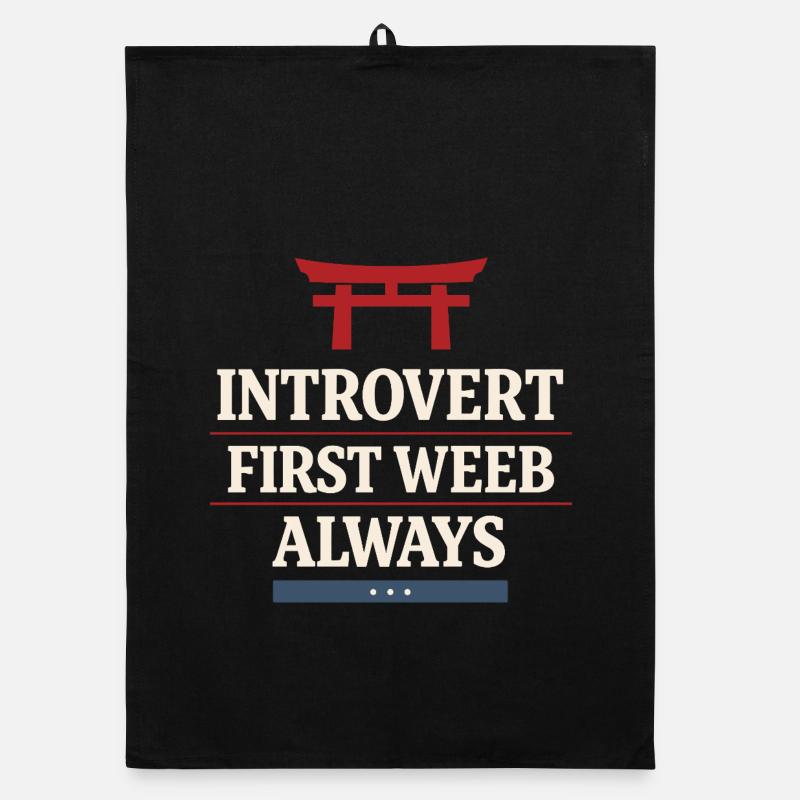 Introverti d’anime Weeb canapé Torchon bio