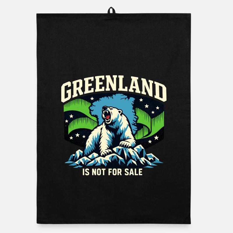 Le Groenland n’est pas à vendre. Pas de la main Torchon bio