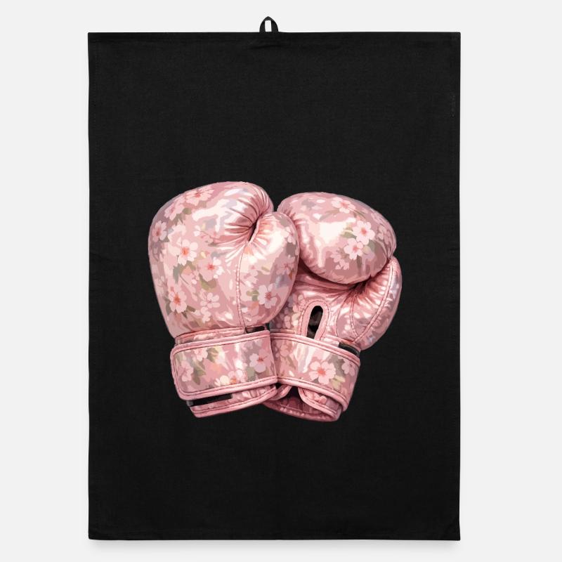 Gants de boxe floraux Torchon bio