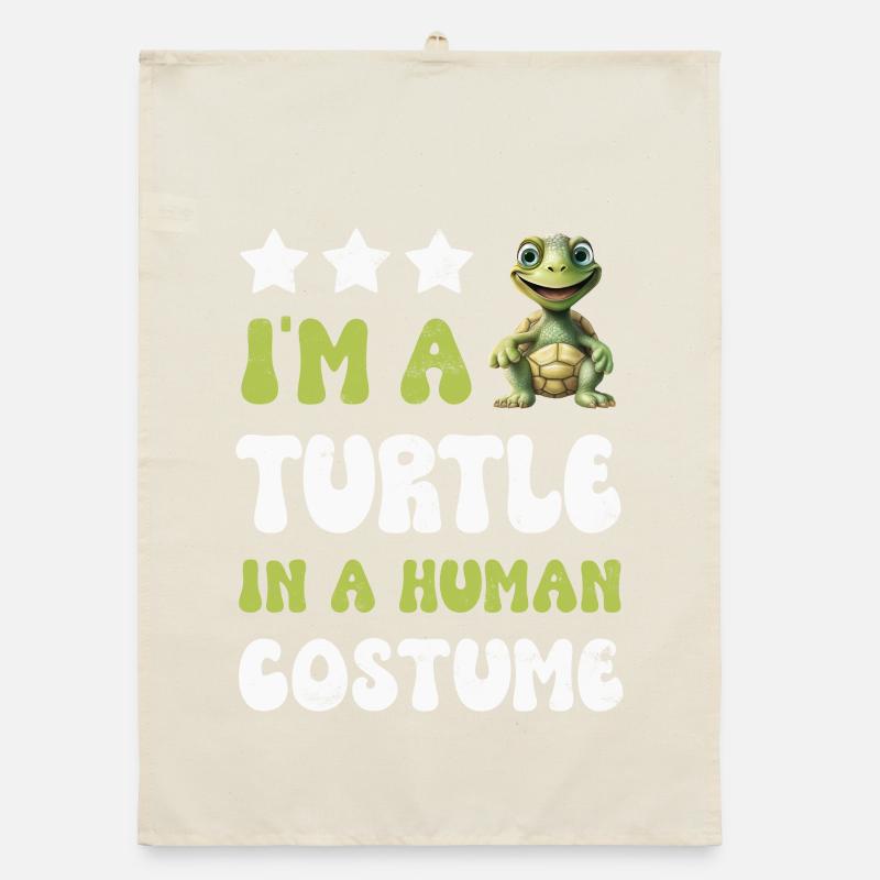 Turtle Turtles Organic dish towel