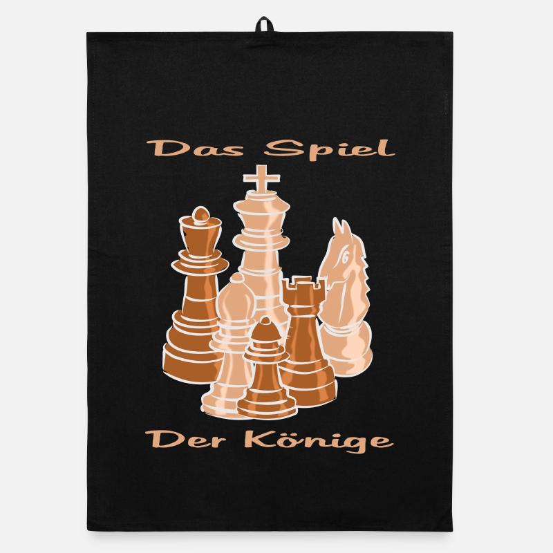 Schach figuren Organic Geschirrtuch