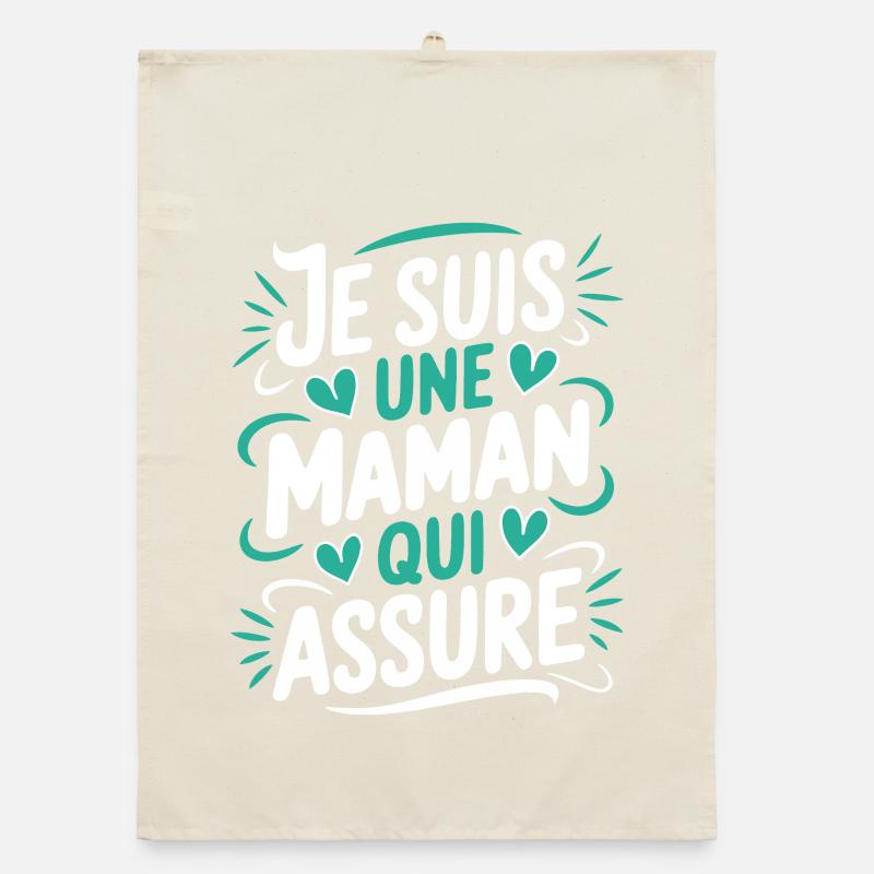 Ich bin eine Mutter, die versichert Organic Geschirrtuch