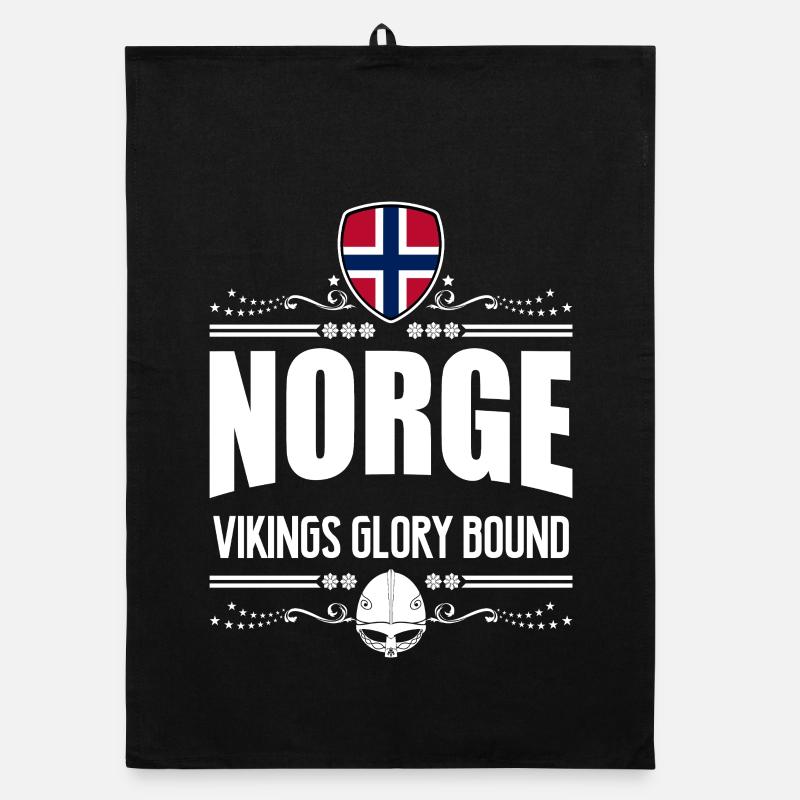 NORVÈGE - NORGE VIKINGS GLORY Torchon bio