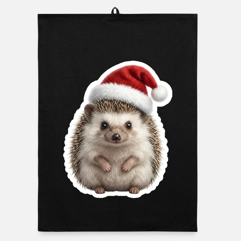 Hedgehog with soft cap Organic dish towel