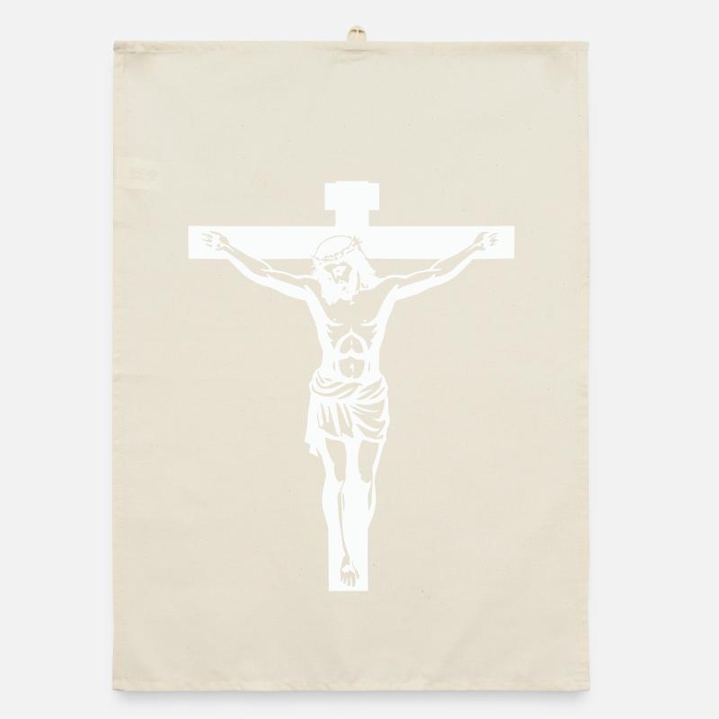 Croix de Jésus Torchon bio