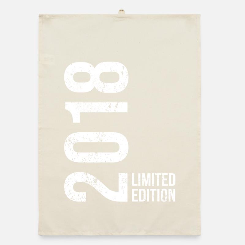 8e anniversaire garçons filles 8 ans 2018 Torchon bio