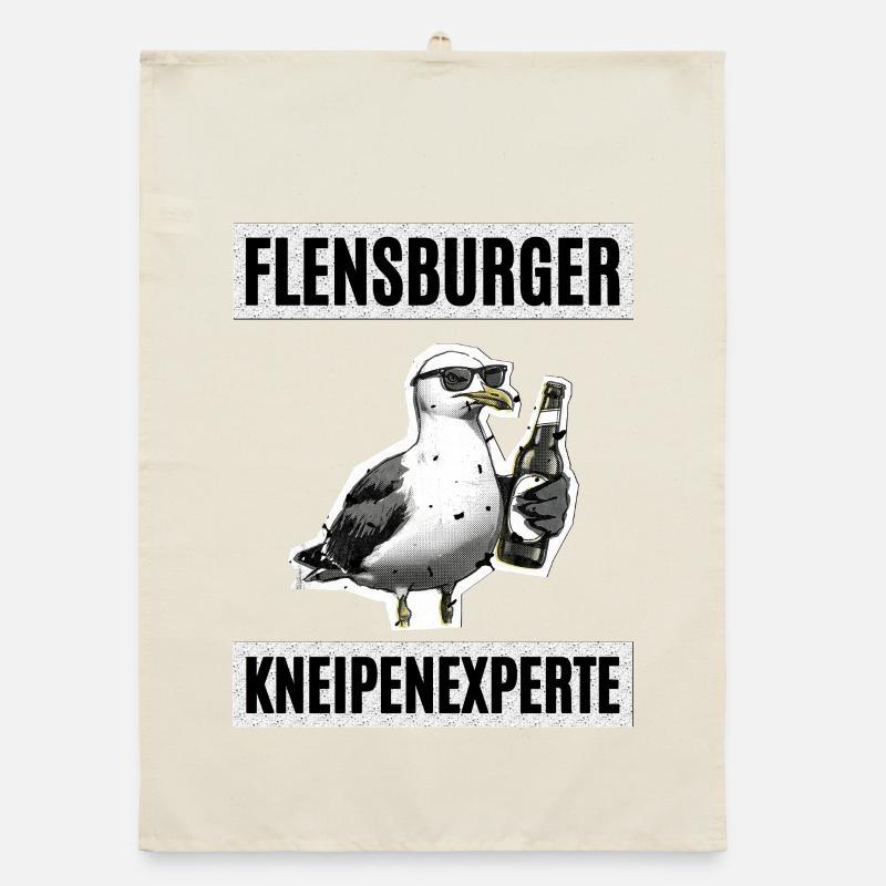 Flensburger Kneipen Experte Organic Geschirrtuch