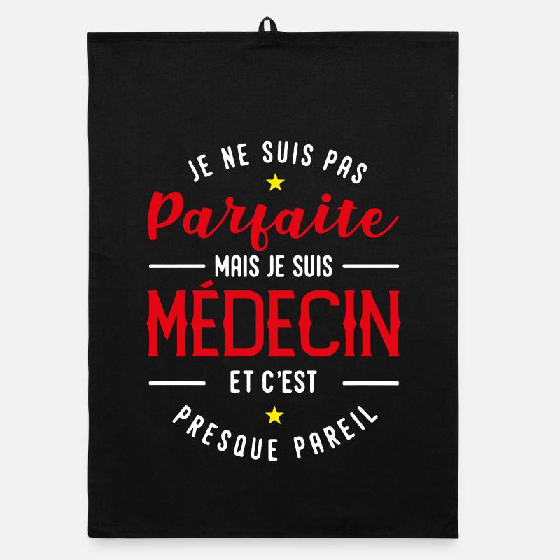 medecin_parfaite_cadeau_maman_mdecin Torchon bio