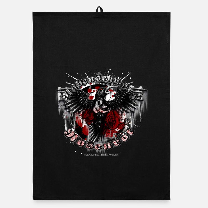 Rabenschwarz & Rosenrot Organic Geschirrtuch