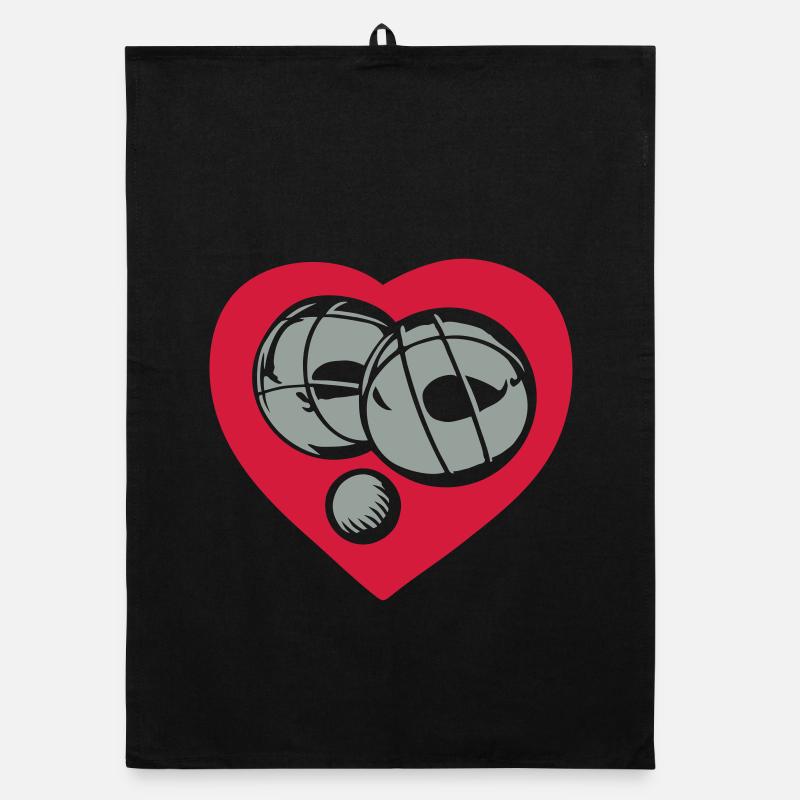 J'aime la pétanque flex Torchon bio