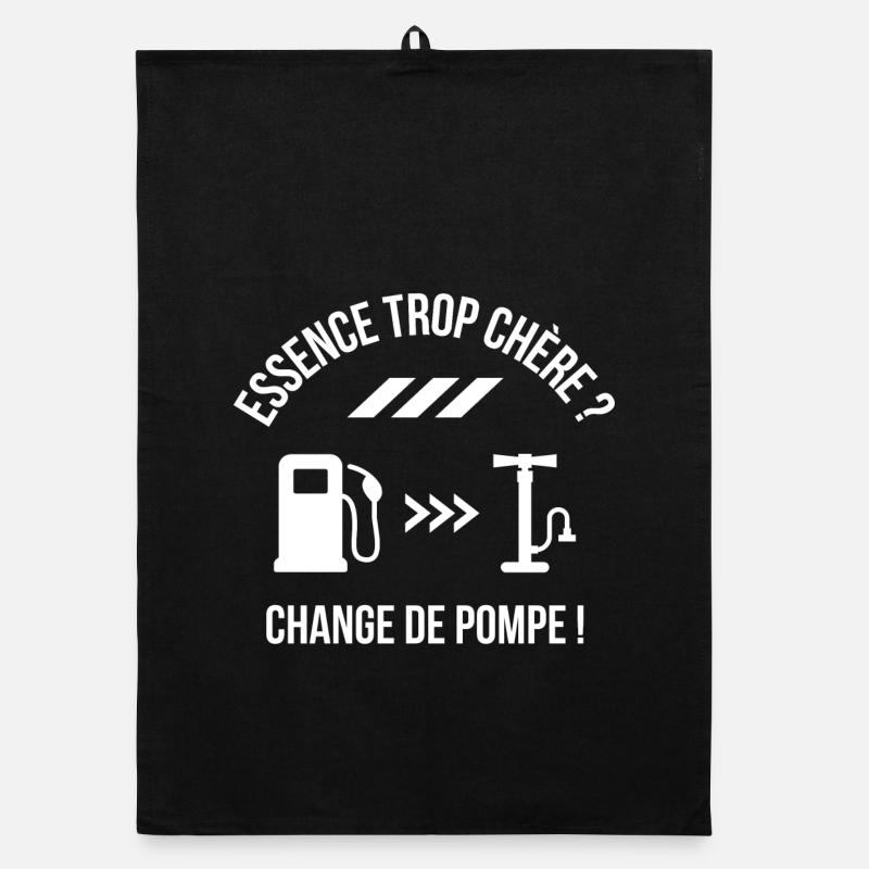 vélo, cycliste, fan de cyclisme Torchon bio