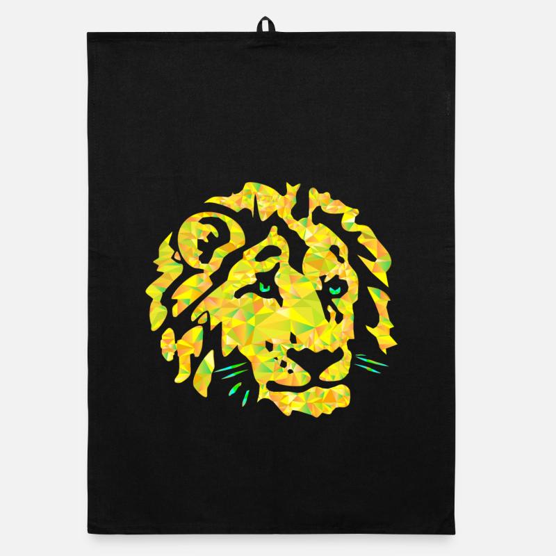 Tête de Lion Polygone Torchon bio