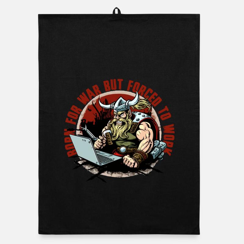 Viking admin with lettering Organic dish towel