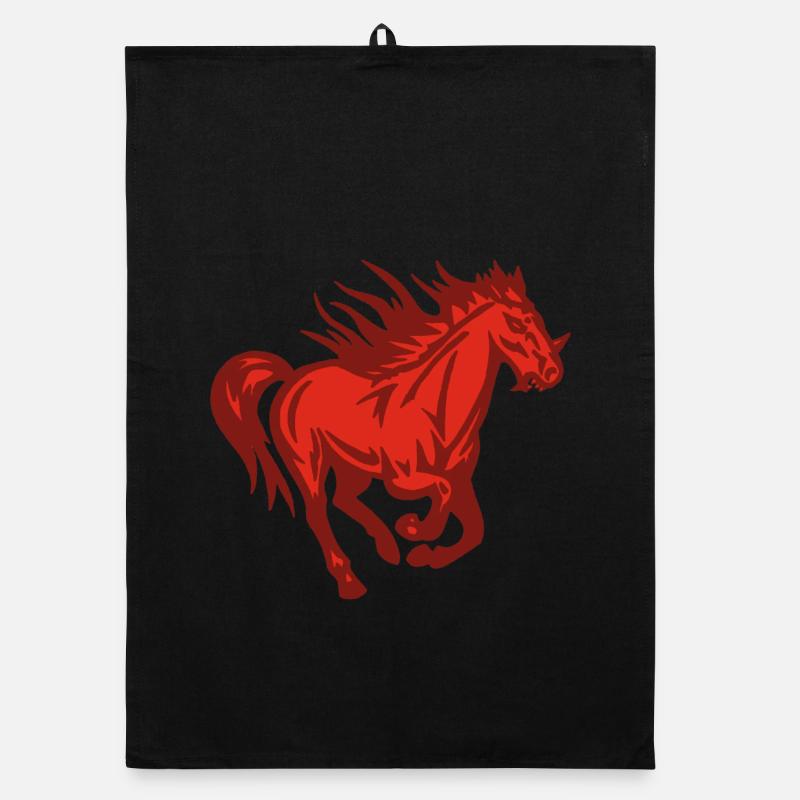 Cheval démoniaque Torchon bio