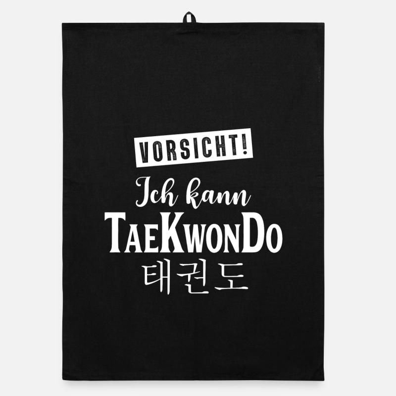 Teakwondo Ich kann Tae Kwon Do Organic Geschirrtuch