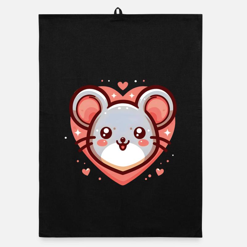 Mäuseherz Organic Geschirrtuch