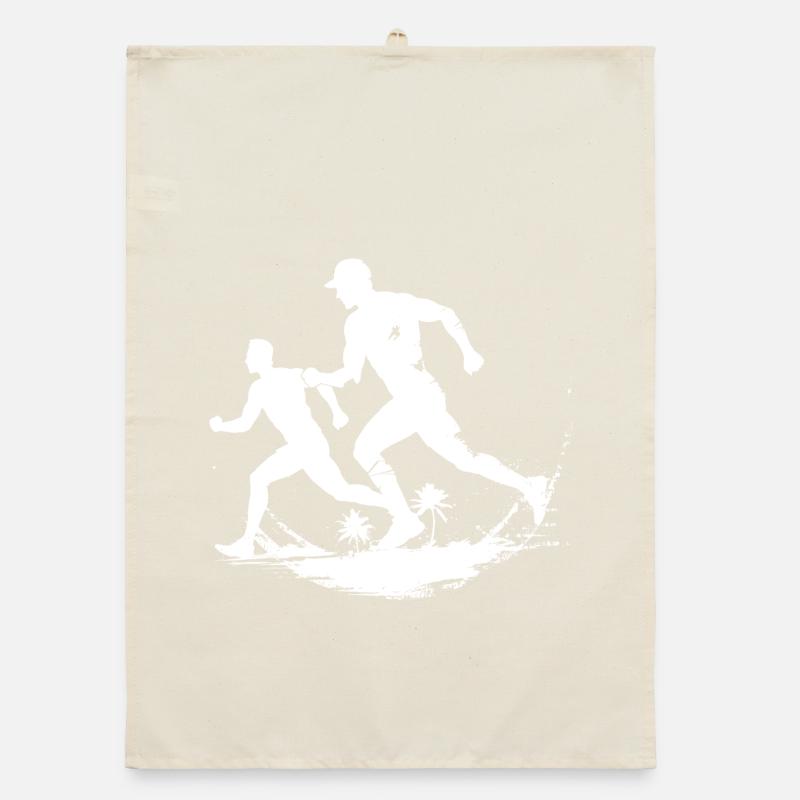 Running Chart Organic dish towel