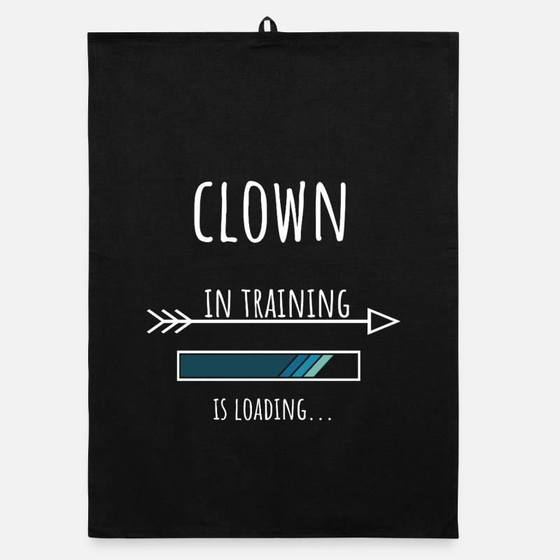 Clown Gift Profession Training Clown Organic dish towel
