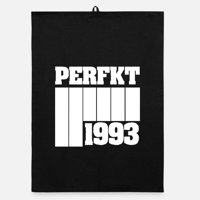 Design rétro intemporel de 1993 Torchon bio