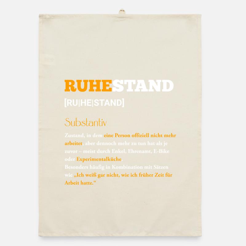 Affiche de typographie de retraite Torchon bio