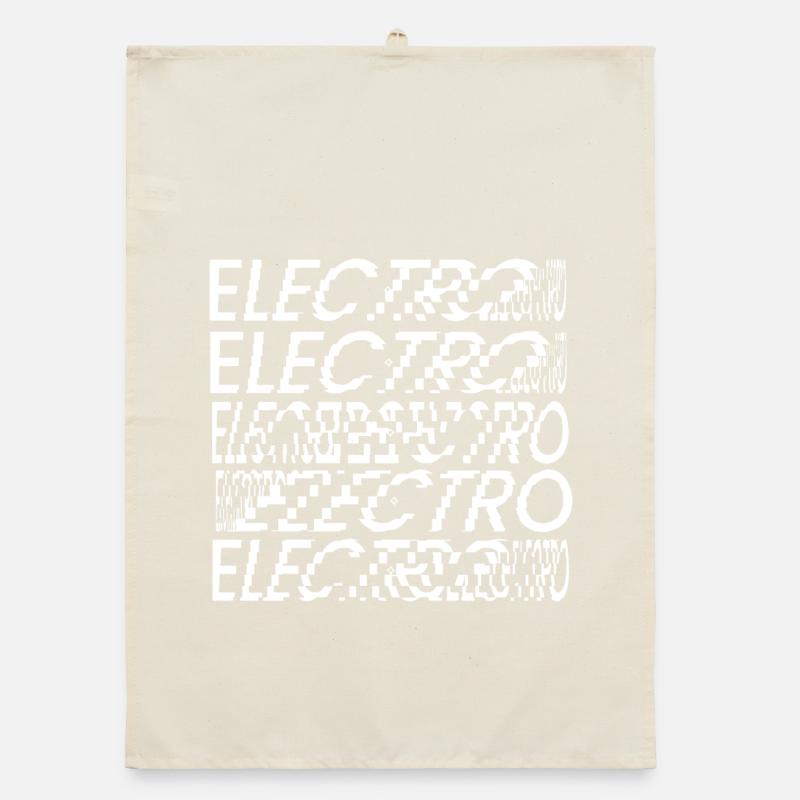 Électro-typographie Glitch Torchon bio