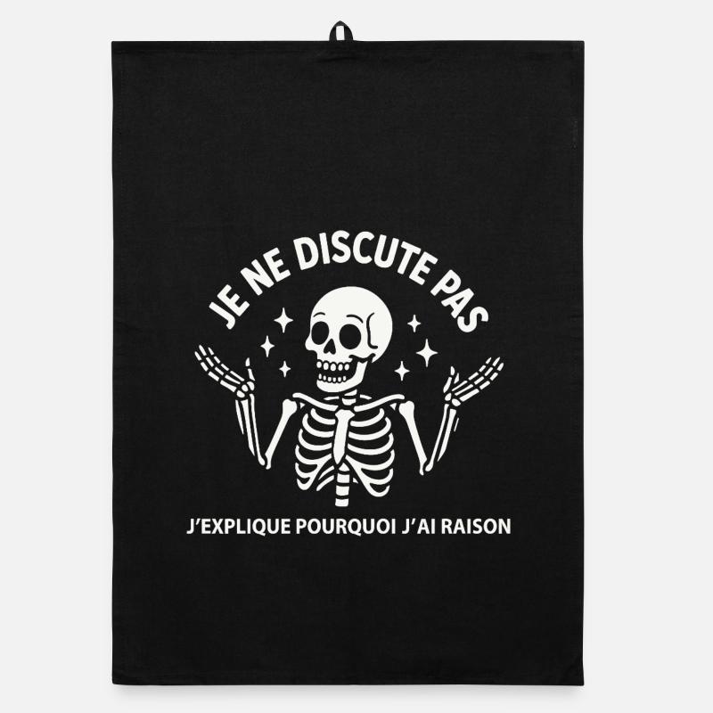 I don't argue, I explain why I'm right Organic dish towel