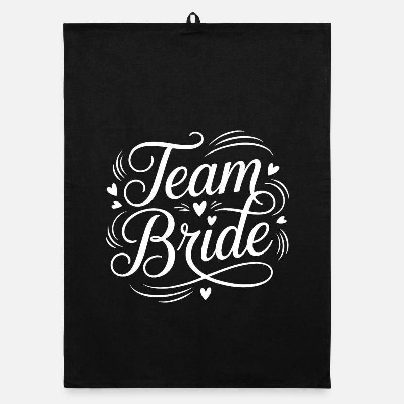 Motif de script de l’équipe Bride Torchon bio