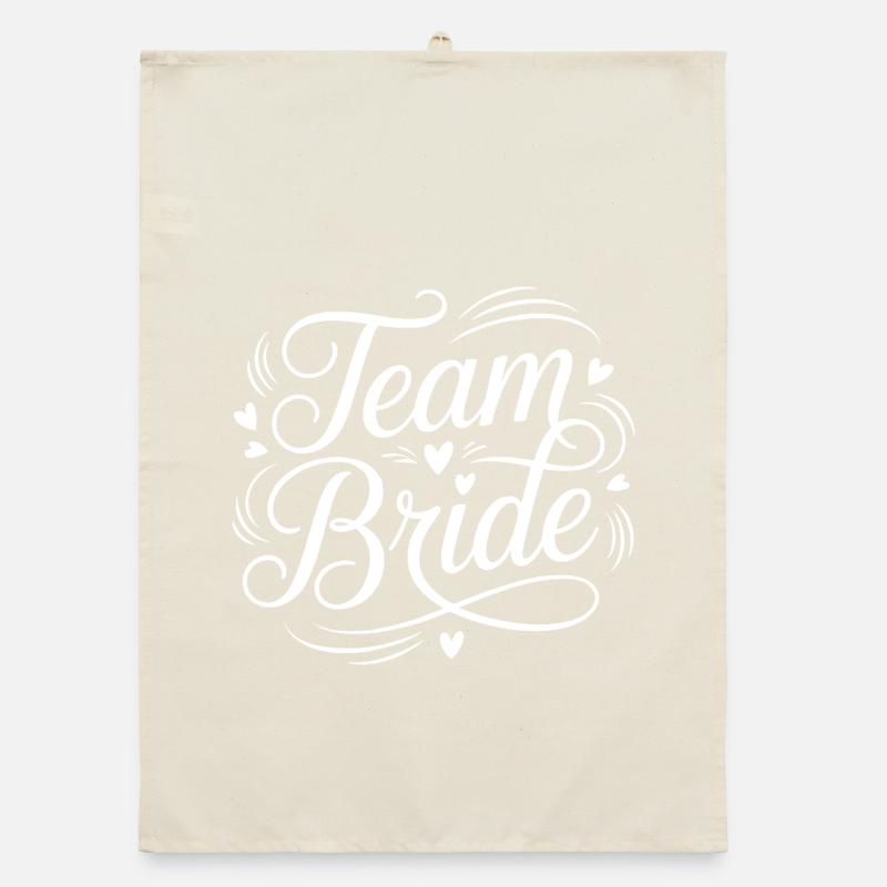 Motif de script de l’équipe Bride Torchon bio