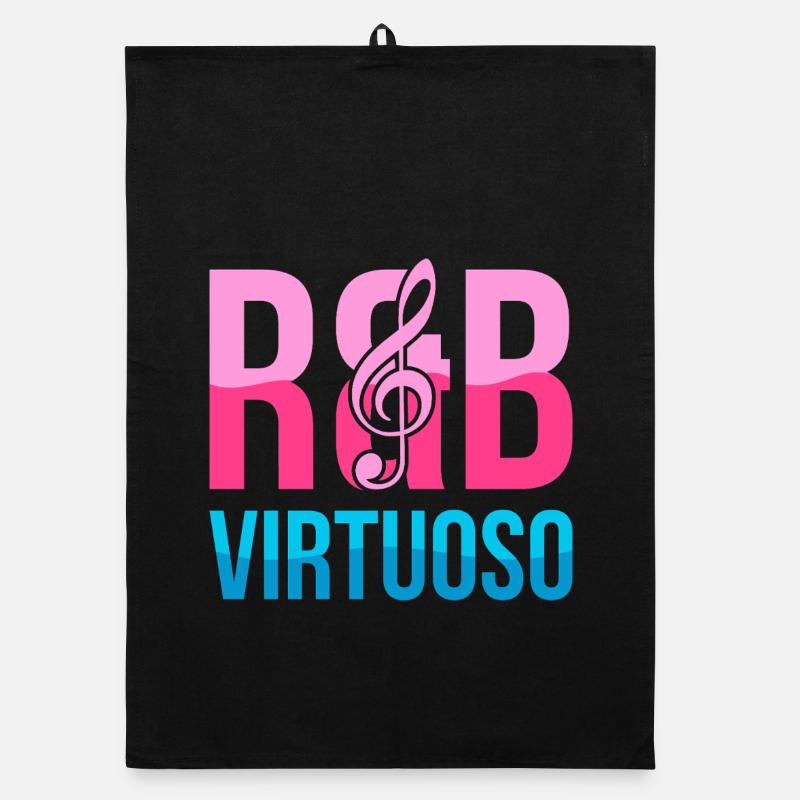 RnB Musikvirtuose E2 Pink Candy Organic Geschirrtuch