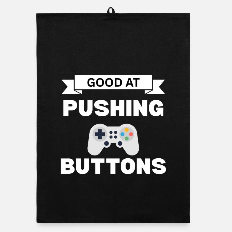 Bonne pression de bouton pour dire Torchon bio