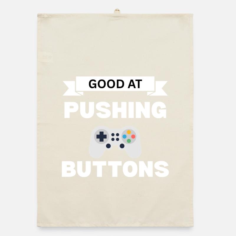 Bonne pression de bouton pour dire Torchon bio