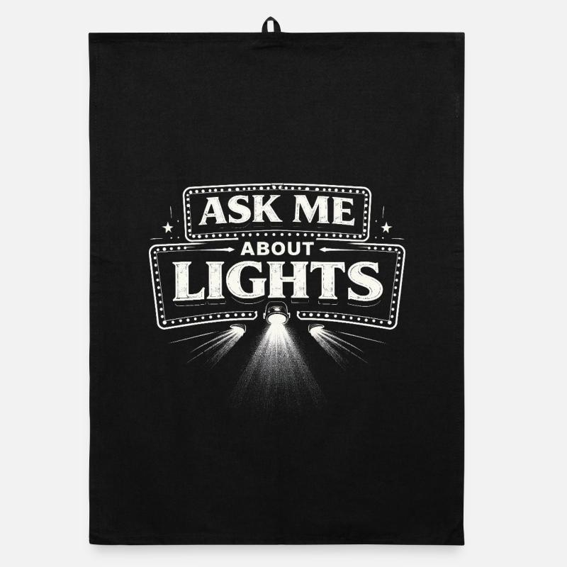Lichttechniker me demande des lumières Torchon bio