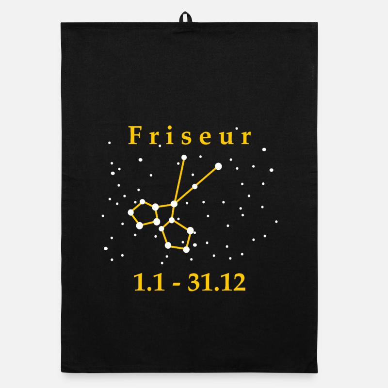 Coiffeur Zodiac Cadeau Coiffeur Torchon bio