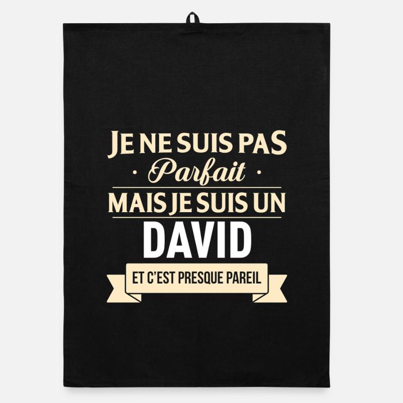 Je Ne Suis Pas Parfait Mais Je Suis Un David Et... Torchon bio