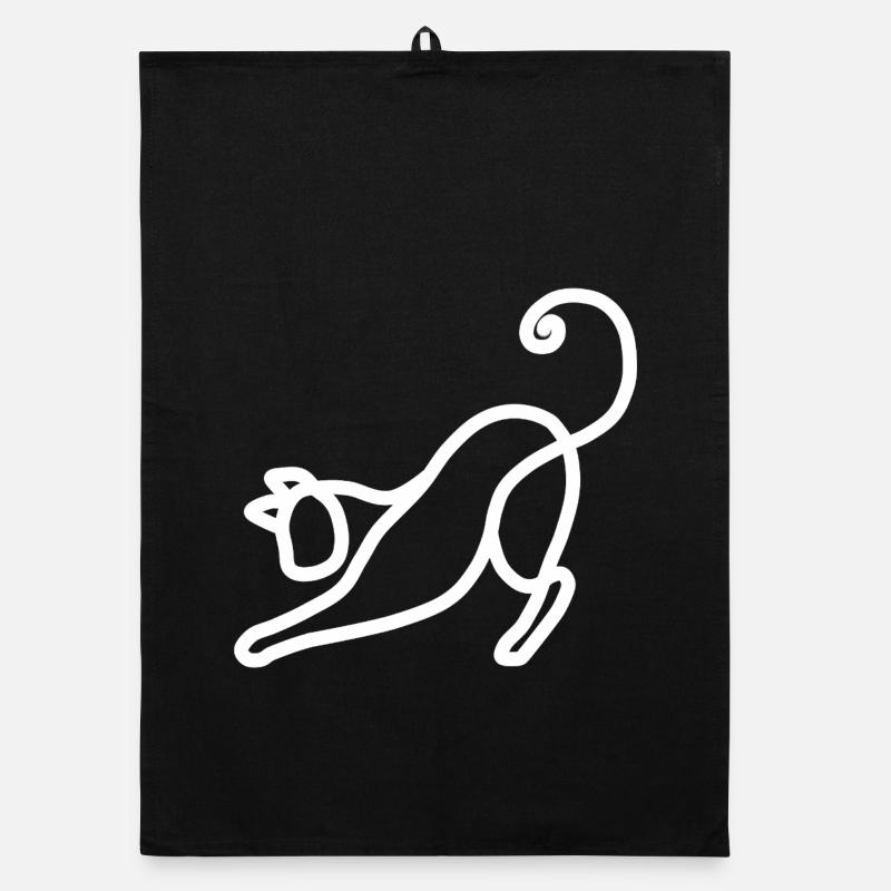 Chat minimaliste Torchon bio