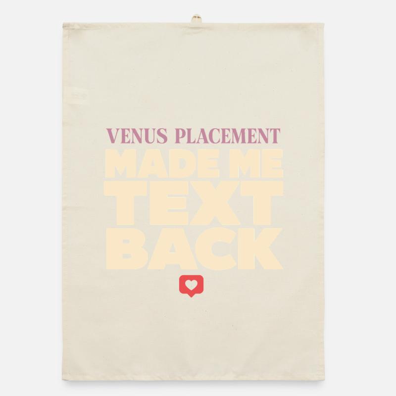 Venus-zeichen Venus-astrologie Organic Geschirrtuch