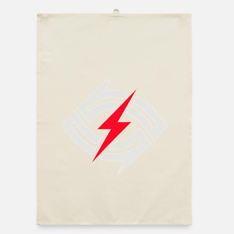 Circular Flash Contrast Organic dish towel