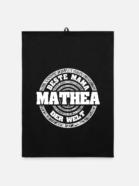 Mama Mathea - Torchon bio - noir - Devant