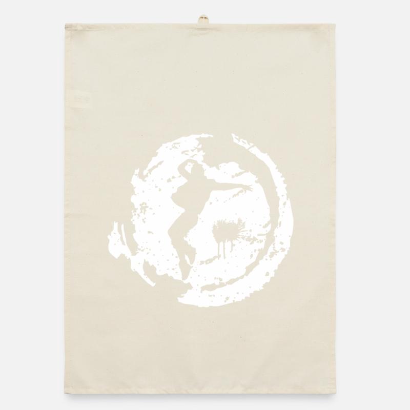 break dancing Organic dish towel