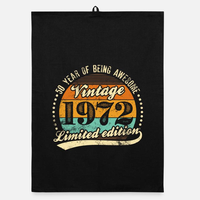 Vintage 1979 Limited Edition Organic Geschirrtuch