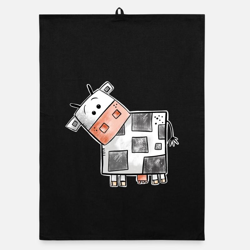 Square Cow I Cow Square Square Torchon bio